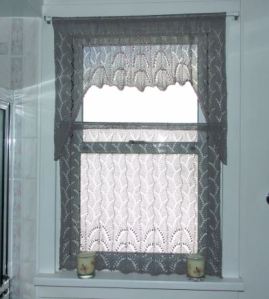 lace curtain finished